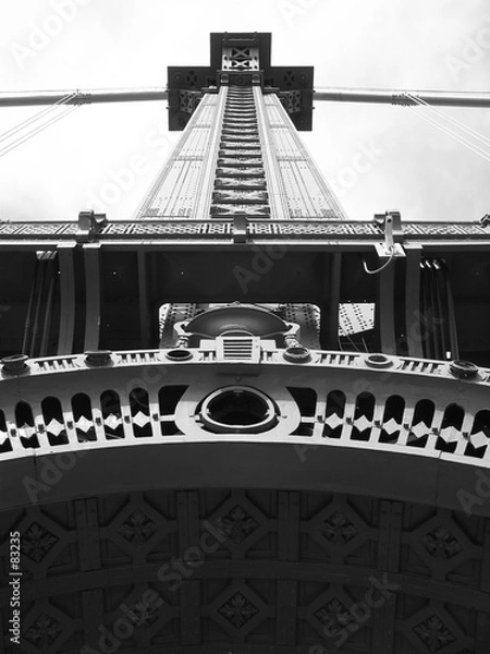 Fototapeta manhattan bridge tower