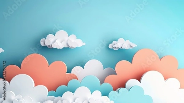 Obraz Cloud visualization.
