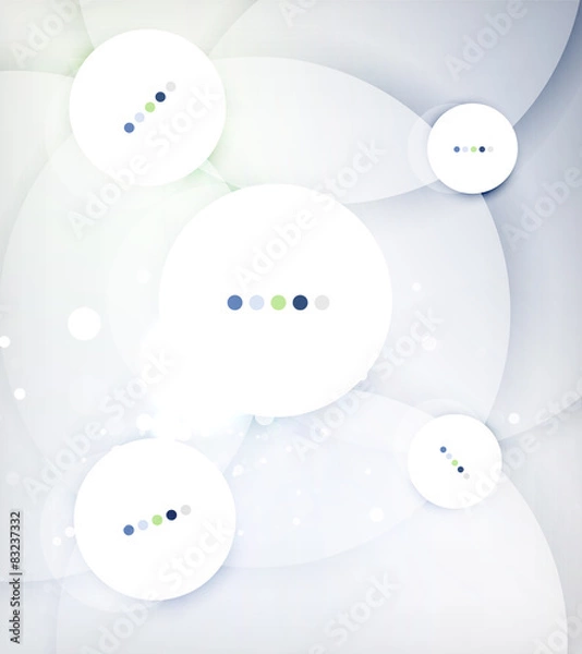 Fototapeta Color circles composition