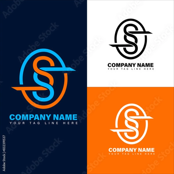 Obraz S+S Letter Mark Logo