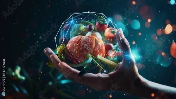 Obraz concept innovation of food technology