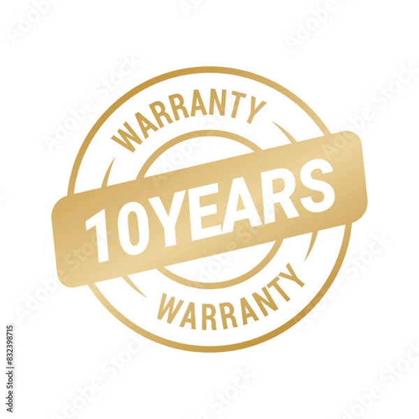 Obraz 10 Years Warranty Vector