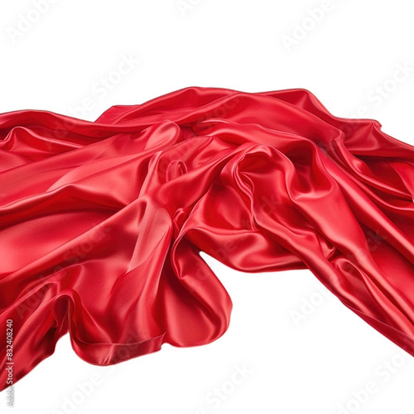 Fototapeta red silk background