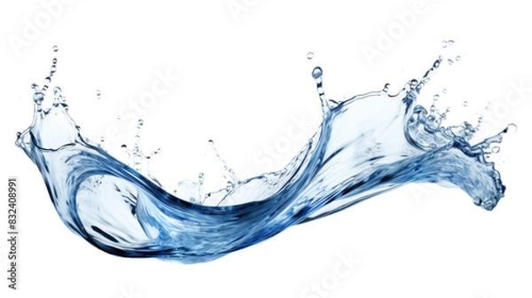 Obraz Water splash, Transparent background or PNG file