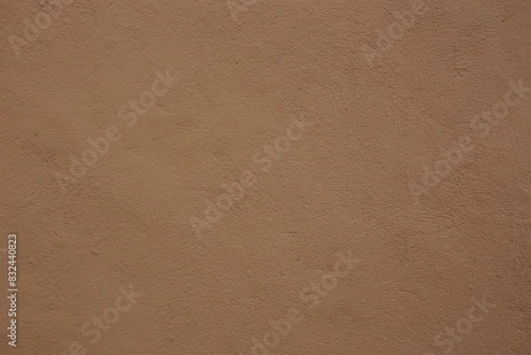 Fototapeta Soil wall texture of clay house structure. building from mud. soft picture