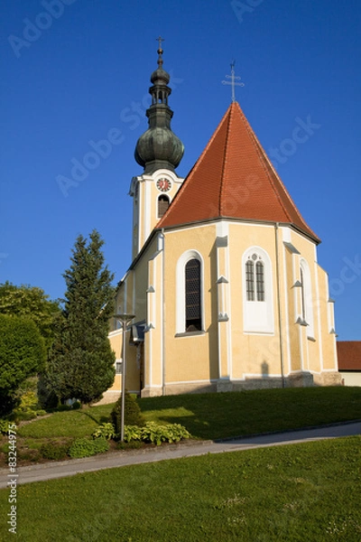 Fototapeta リート・イン・インクライス村の教会