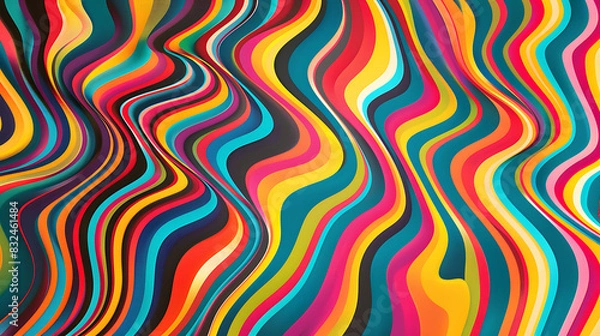 Fototapeta Hypnotic, wallpaper, the wonder of staring at it, which can be used in a variety of graphic designs