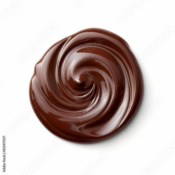 Fototapeta chocolate candy isolated on white background