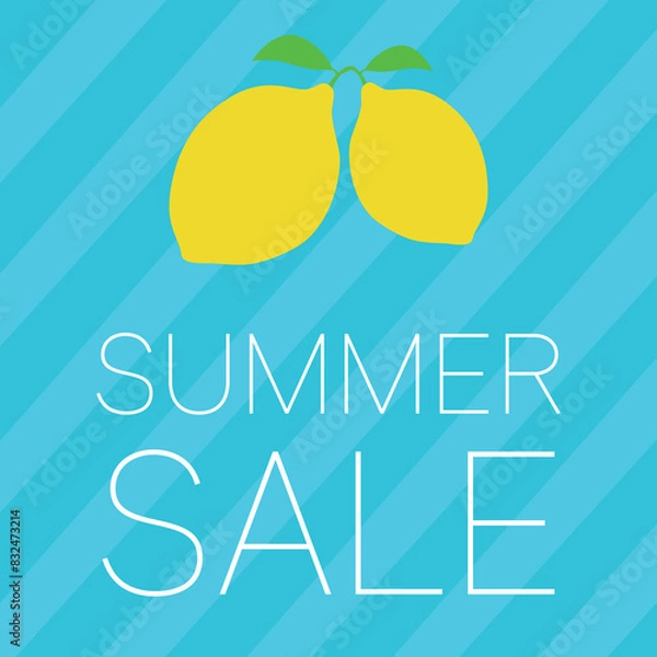 Fototapeta Summer Sale - Illustration