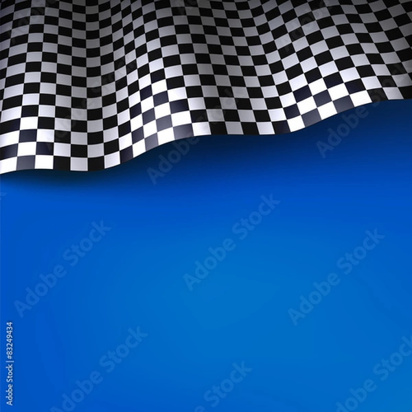 Fototapeta Checkered flag