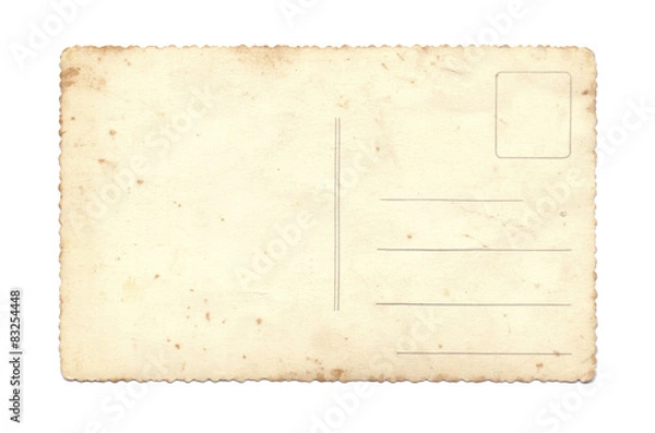Fototapeta old postcard isolated