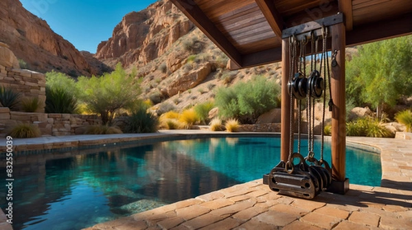 Fototapeta pulley with new style 