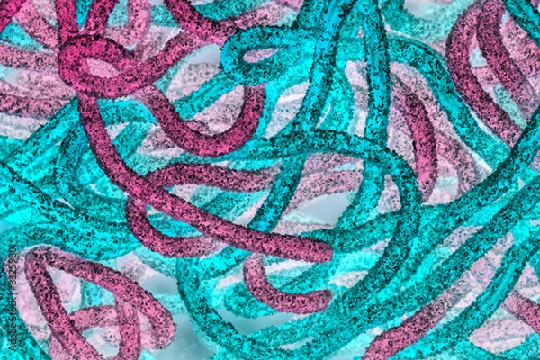 Fototapeta worms abstract texture