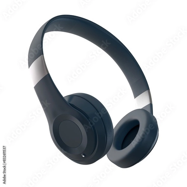 Fototapeta Wireless Headphones 3d Model