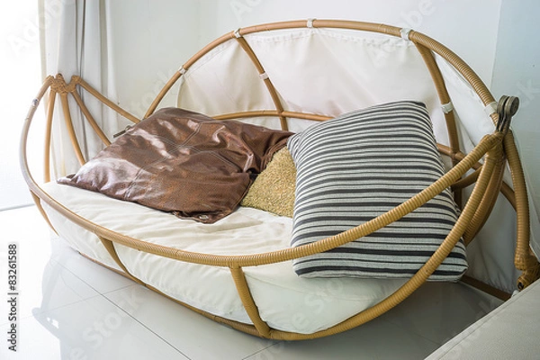 Obraz bamboo sofa bed