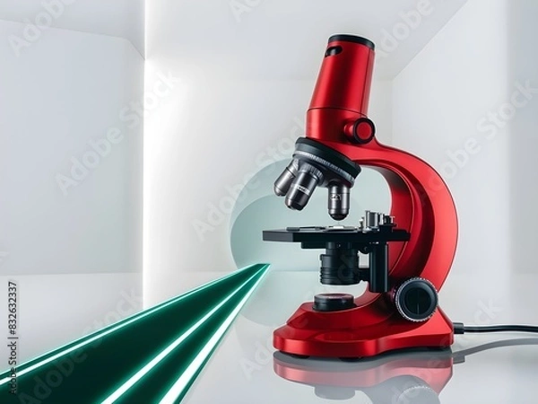 Fototapeta microscope in laboratory