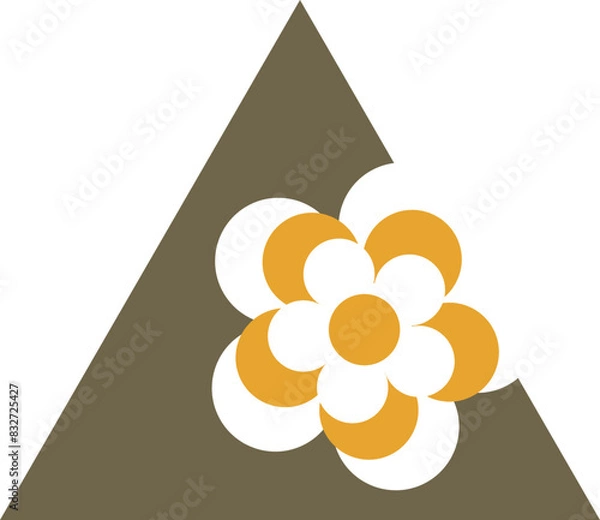 Obraz background with yellow flower