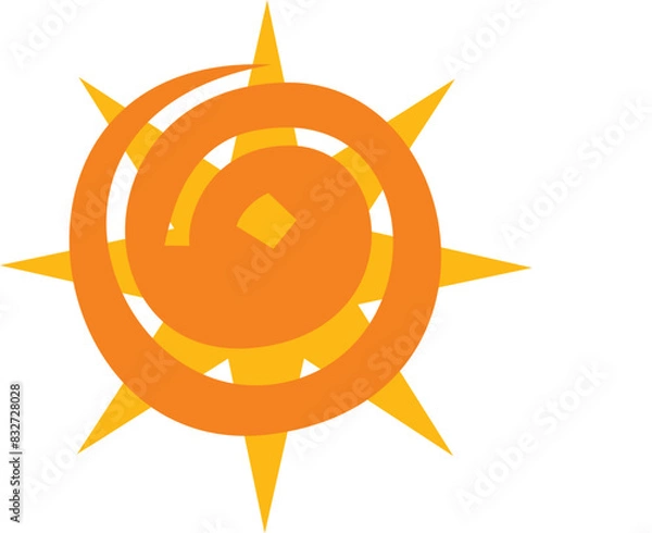 Obraz sun illustration