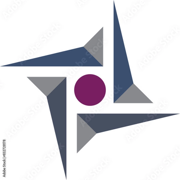 Obraz origami paper plane