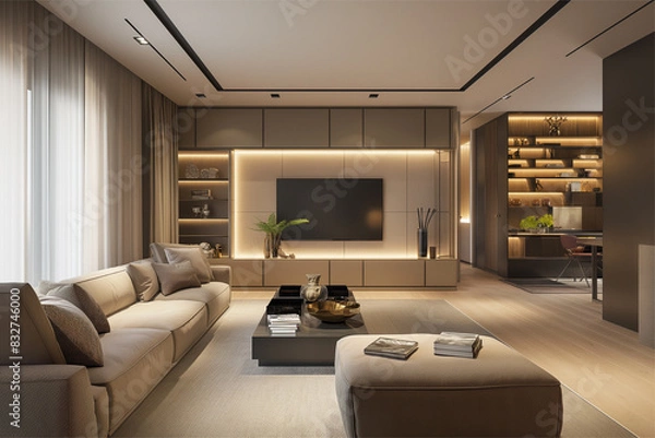 Fototapeta Interior Design for Living Spaces