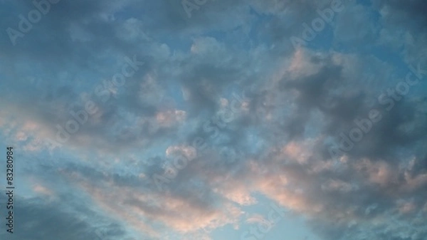 Obraz Renkli yağmur bulutları