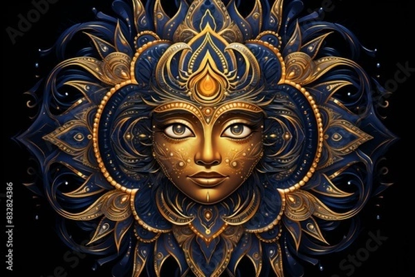 Fototapeta A wise and revered oracle, gifted with prophetic visions and cosmic insight. - Generative AI