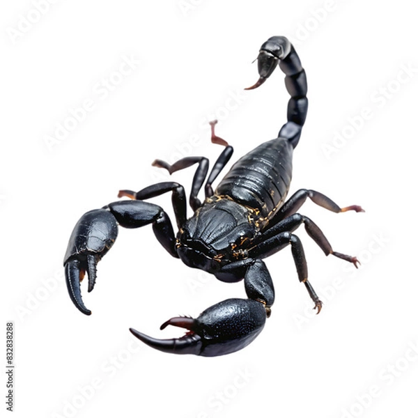 Fototapeta hand drawn scorpion isolated