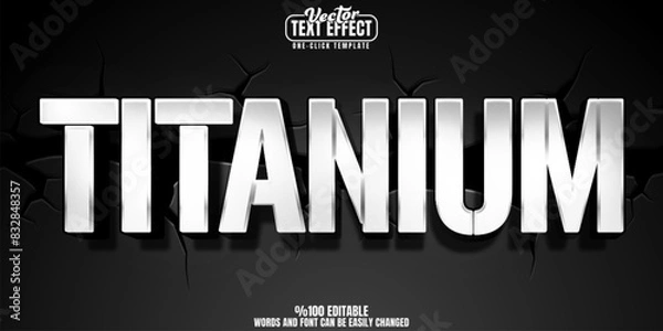 Fototapeta War editable text effect, customizable battle and conflict 3d font style