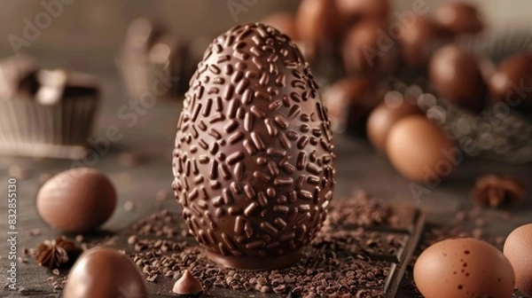 Obraz Egg shaped chocolate