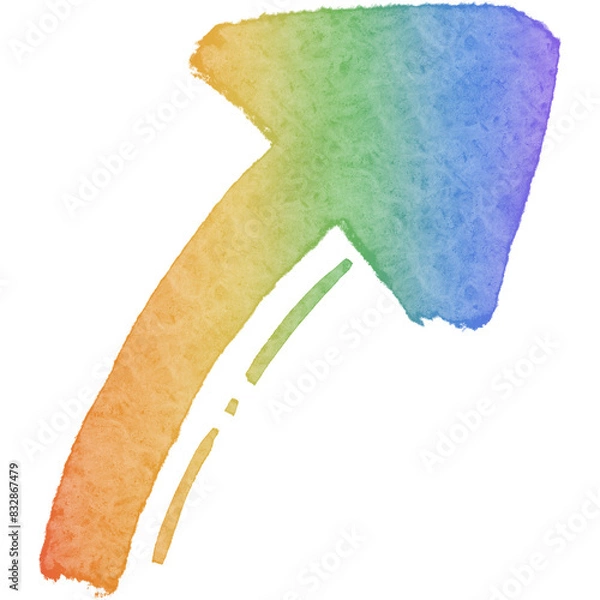 Obraz Pride month rainbow element 