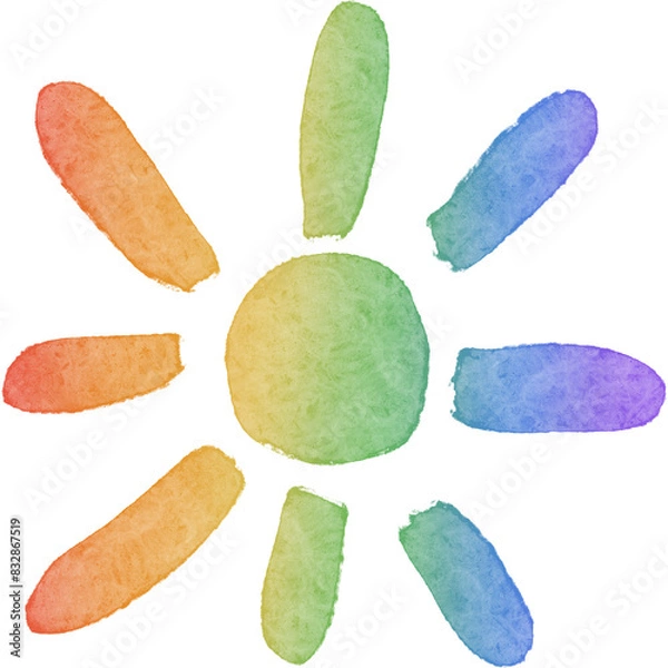 Obraz Pride month rainbow element 