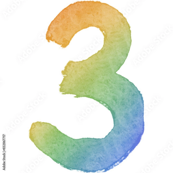 Obraz Pride month rainbow element number 3