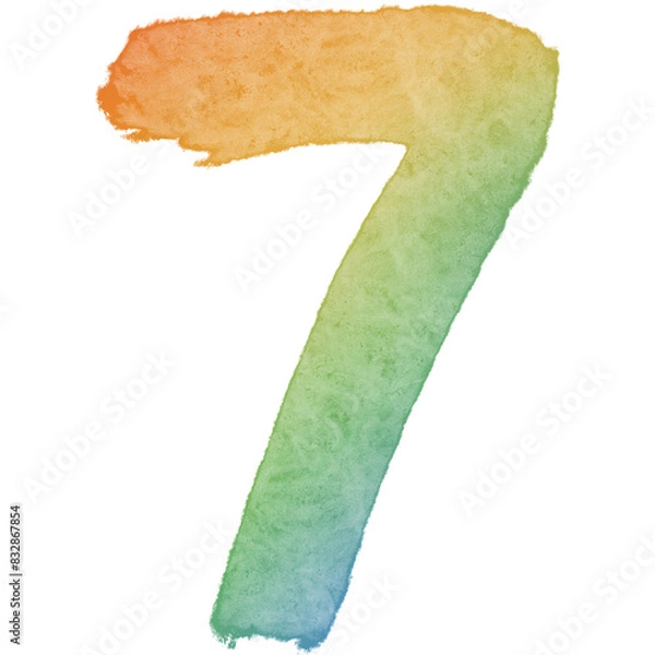 Obraz Pride month rainbow element number 7