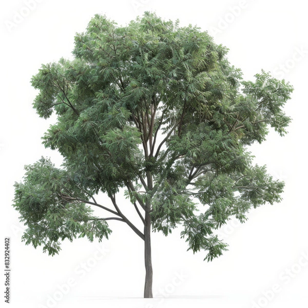 Fototapeta Tall Isolated American Elm Tree