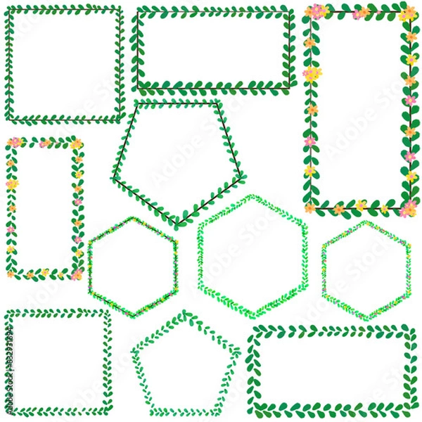 Obraz set of frames for design