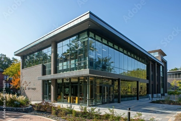 Fototapeta Contemporary Exterior Building