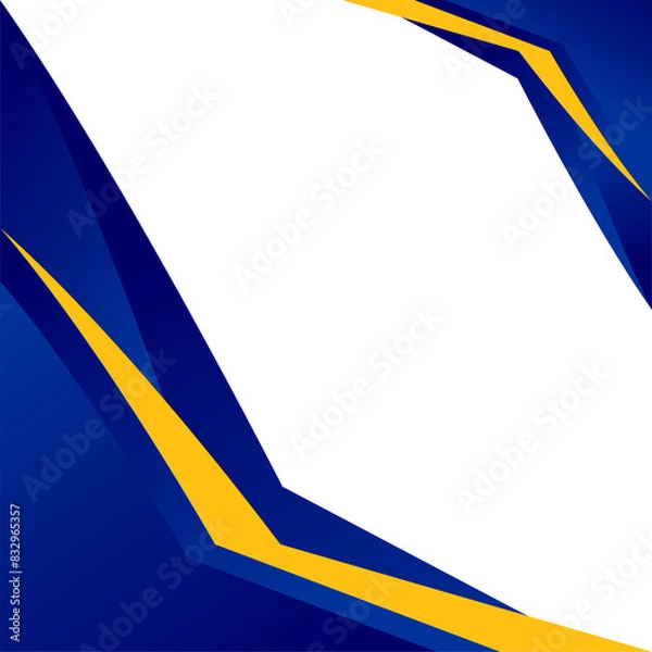 Obraz Blue background wave design