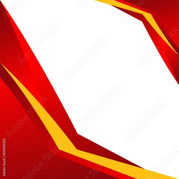 Obraz Red wave background template