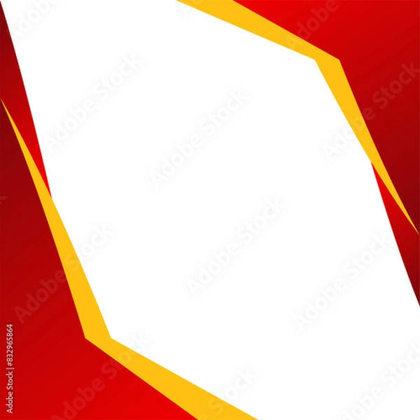 Obraz Red wave background template