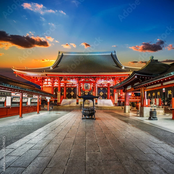 Fototapeta Sensoji Temple in Tokyo