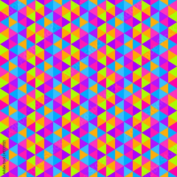 Fototapeta Geometric triangles background. Mosaic. 