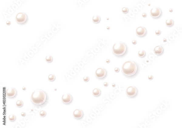 Obraz ランダムに配置されたパール粒