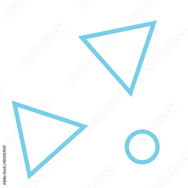 Obraz shape of technological development is on