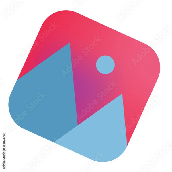 Obraz shape of technological development is on