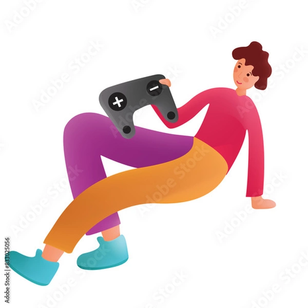 Obraz shape of technological development is on