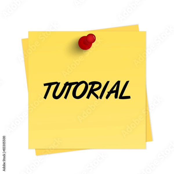Obraz Tutorial text on reminder