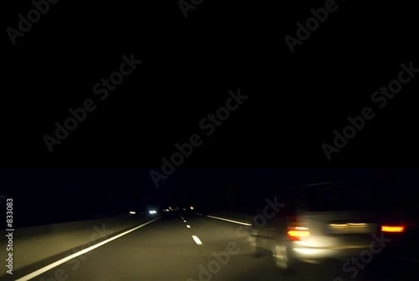 Obraz highway at night