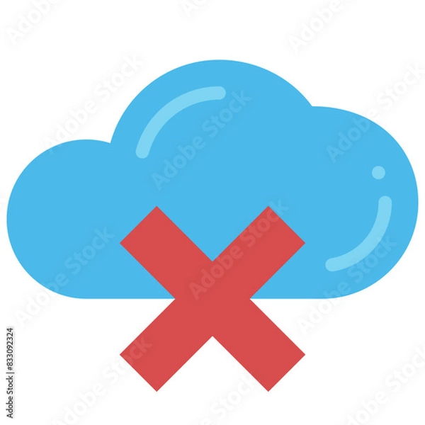 Fototapeta clear flat icon