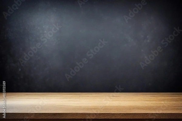 Fototapeta empty blackboard on wall