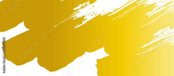 Fototapeta 手描き風の水彩の金の背景素材